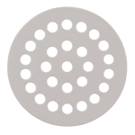 FLOWER ARRANGING DISC WHITE L FLOWER ARRANGING DISC WHITE L