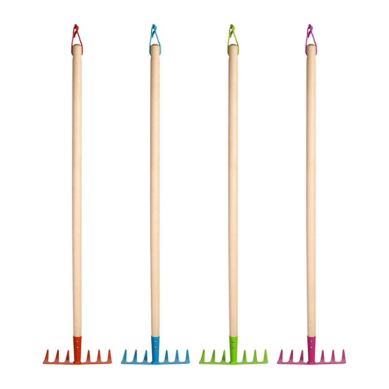 Kinder Rake Childrens garden tools CHILDREN'S RAKE (ASSORTED) - Fallen Fruits Ltd