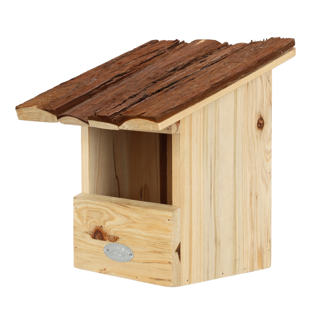 House Robi Robins BARK ROOF BIRD HOUSE ROBIN - Fallen Fruits Ltd